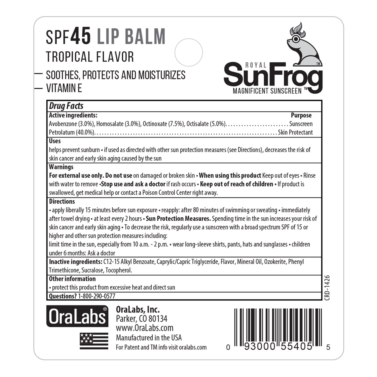 Royal SunFrog | All Natural SPF-50 Sunscreen Mineral Stick | 100% Vegan, Broad Spectrum UVA + UVB, Roll On Sunscreen Stick for Face & Body (1.5oz/43g)