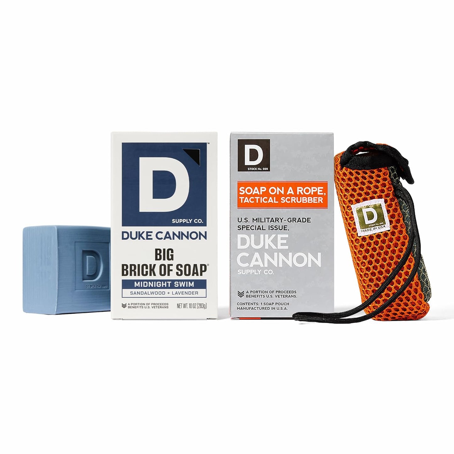 Duke Cannon Supply Co. Tactical Scrubber Big Brick of Soap - Naval Diplomacy