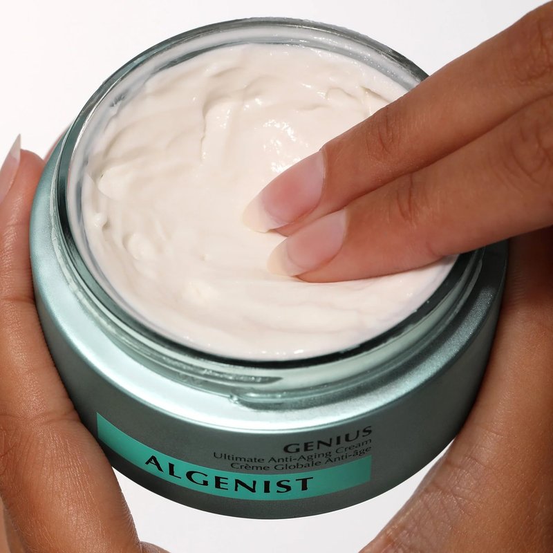 Algenist GENIUS Ultimate Anti Aging Face Cream - Firming Moisturizer with Alguronic Acid & Microalgae Oil - Helps Improve Skin Density, Elasticity & Radiance - Daily Face & Neck Cream (1 Fl Oz)