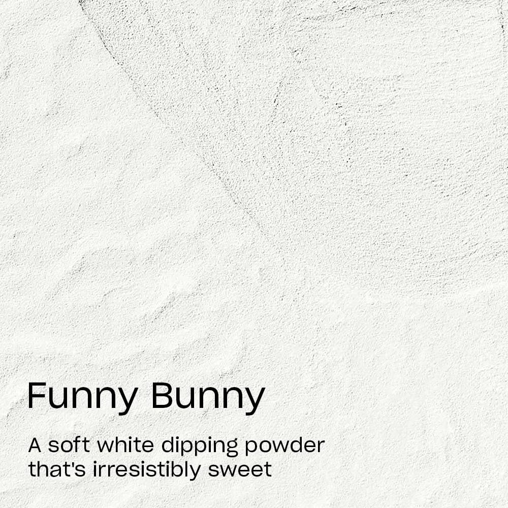 OPI Powder Perfection Funny Bunny | Sheer Soft White Crème Nail Dipping Powder | Acrylic Alternative