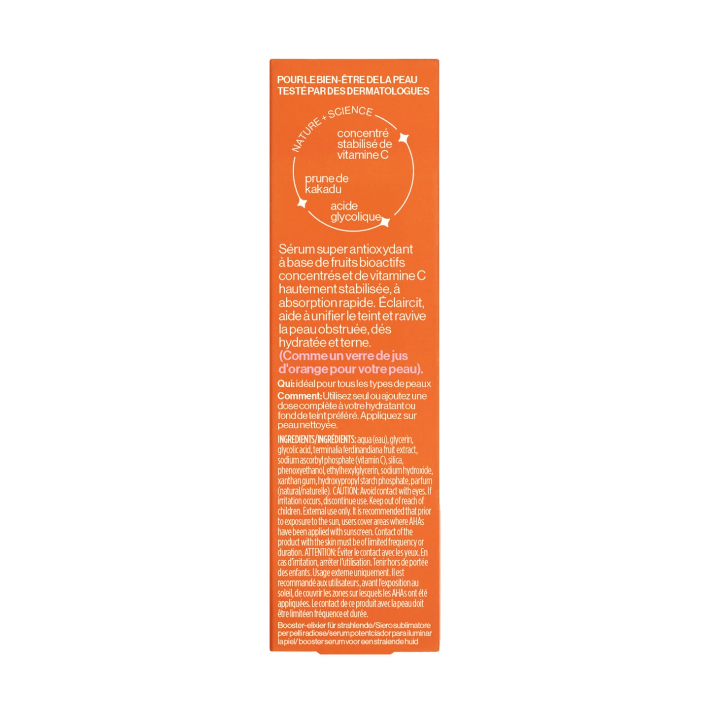 Pacifica Glow Baby Booster Mini Face Serum, Vitamin C & Glycolic Acid For Brightening Dull Skin, Fragrance-Free, Vegan & Cruelty-Free, .5 Fl Oz