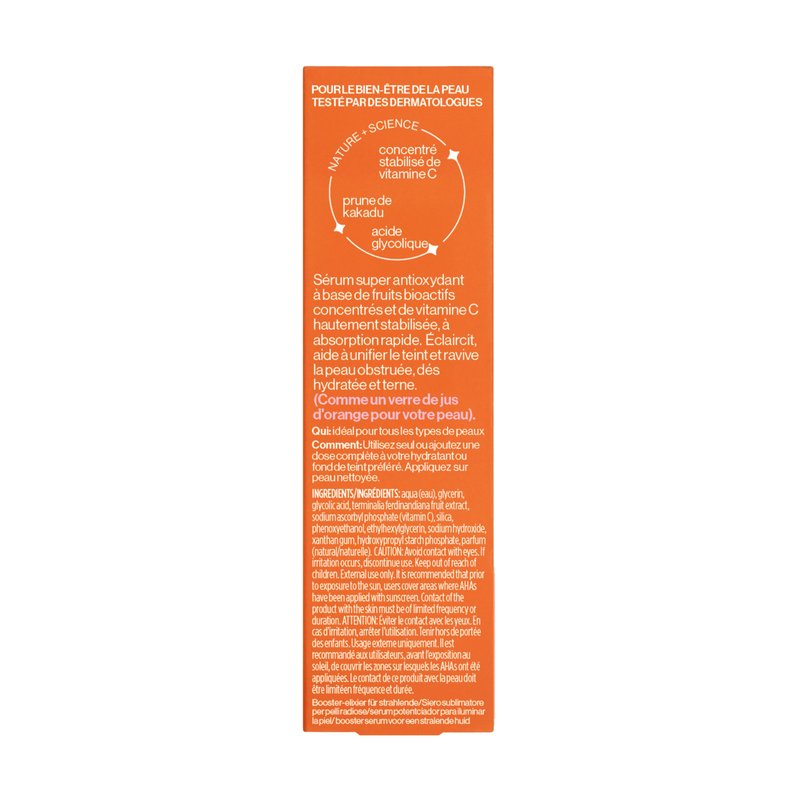 Pacifica Glow Baby Booster Mini Face Serum, Vitamin C & Glycolic Acid For Brightening Dull Skin, Fragrance-Free, Vegan & Cruelty-Free, .5 Fl Oz