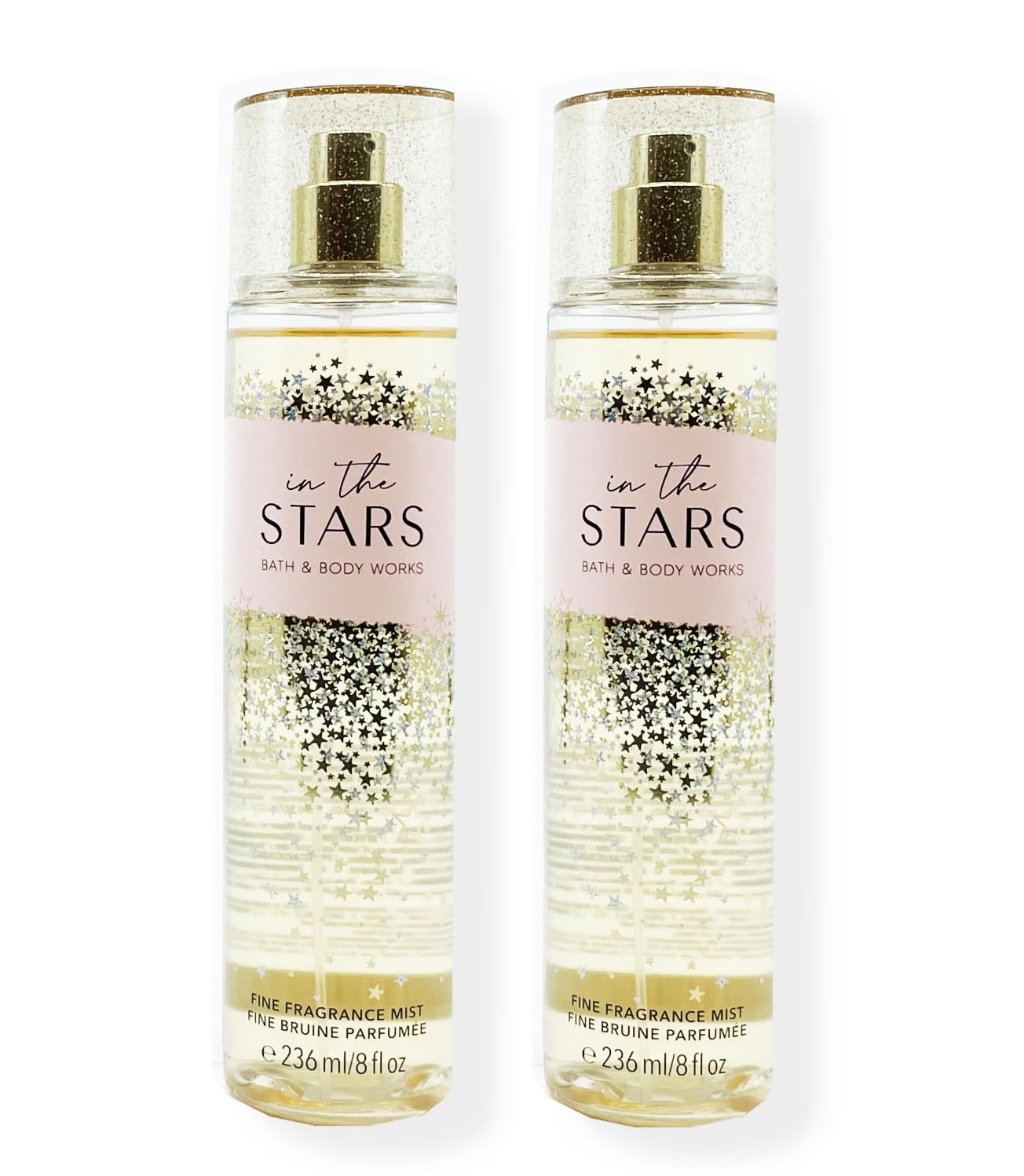 Bath and Body Works In the Stars Fine Fragrance Body Mist Gift Set - Value Pack Lot of 2 (In the Stars)