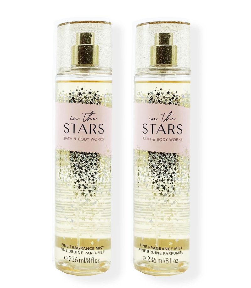Bath and Body Works In the Stars Fine Fragrance Body Mist Gift Set - Value Pack Lot of 2 (In the Stars)