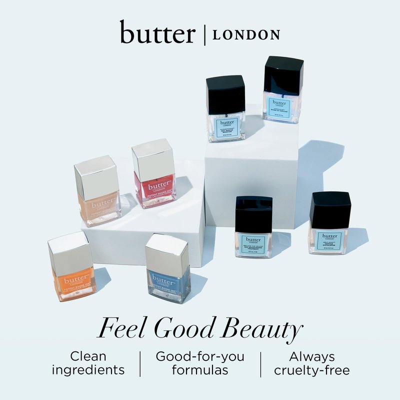 butter LONDON Patent Shine 10X Nail Lacquer Polish, Flusher Blusher - Gel-Like Finish & Chip-Resistant Nail Lacquer Helps Protects & Strengthens Nails - Vegan & Cruelty-Free