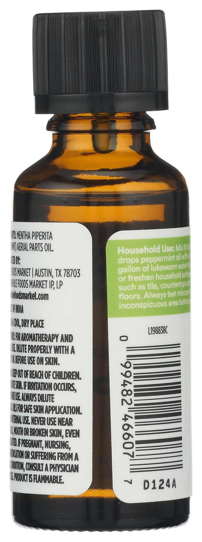 365 by Whole Foods Market, 100% Essential Oil, Cooling Peppermint, 1 fl oz