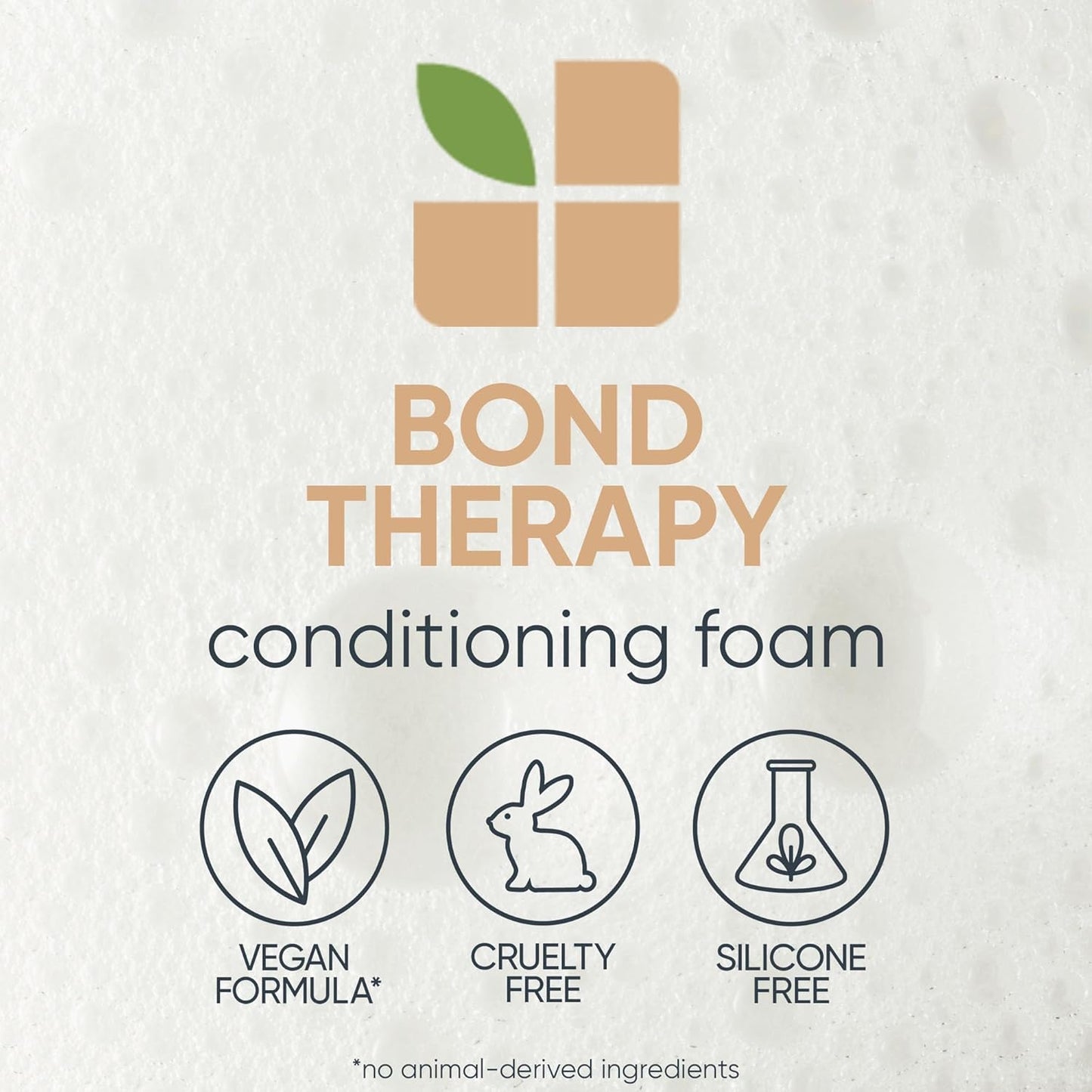 Biolage Bond Therapy Conditioning Foam - Builds Bonds & Reduces Breakage, Paraben & Sulfate-Free, Salon Professional Conditioner