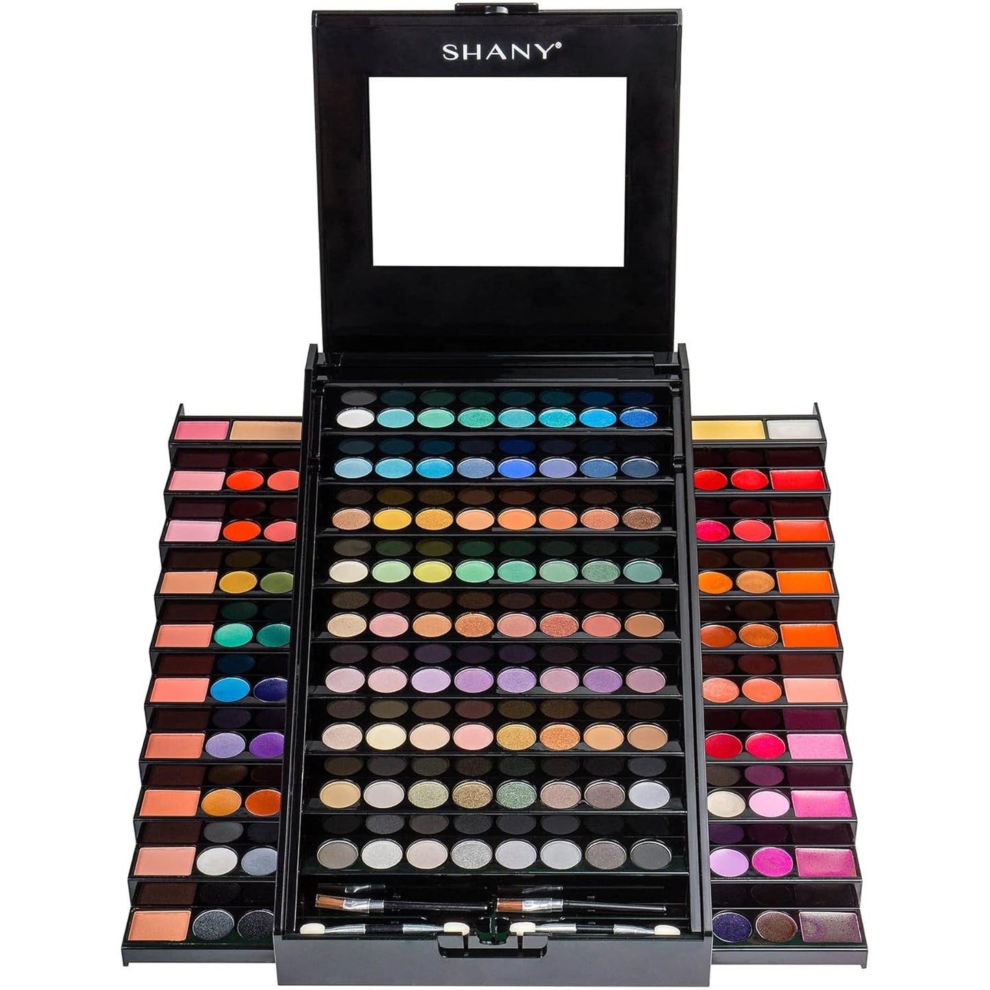 SHANY All About That Face Makeup Kit - All in one Beginner Makeup Set - Eye Shadows, Lip Colors, Face Makeup, Cosmetics applicators & More.