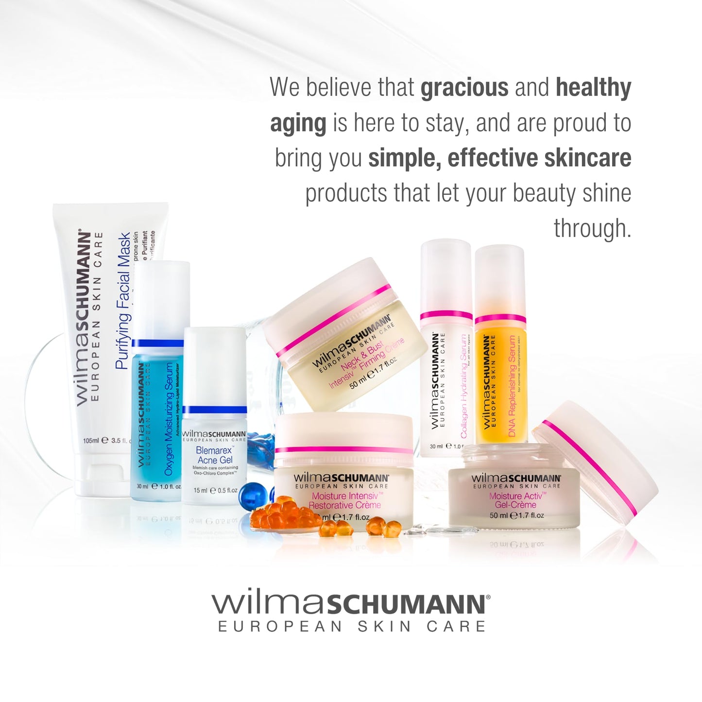 Wilma Schumann DNA Replenishing Serum for Face, Nourishing Facial Serum, 1 oz