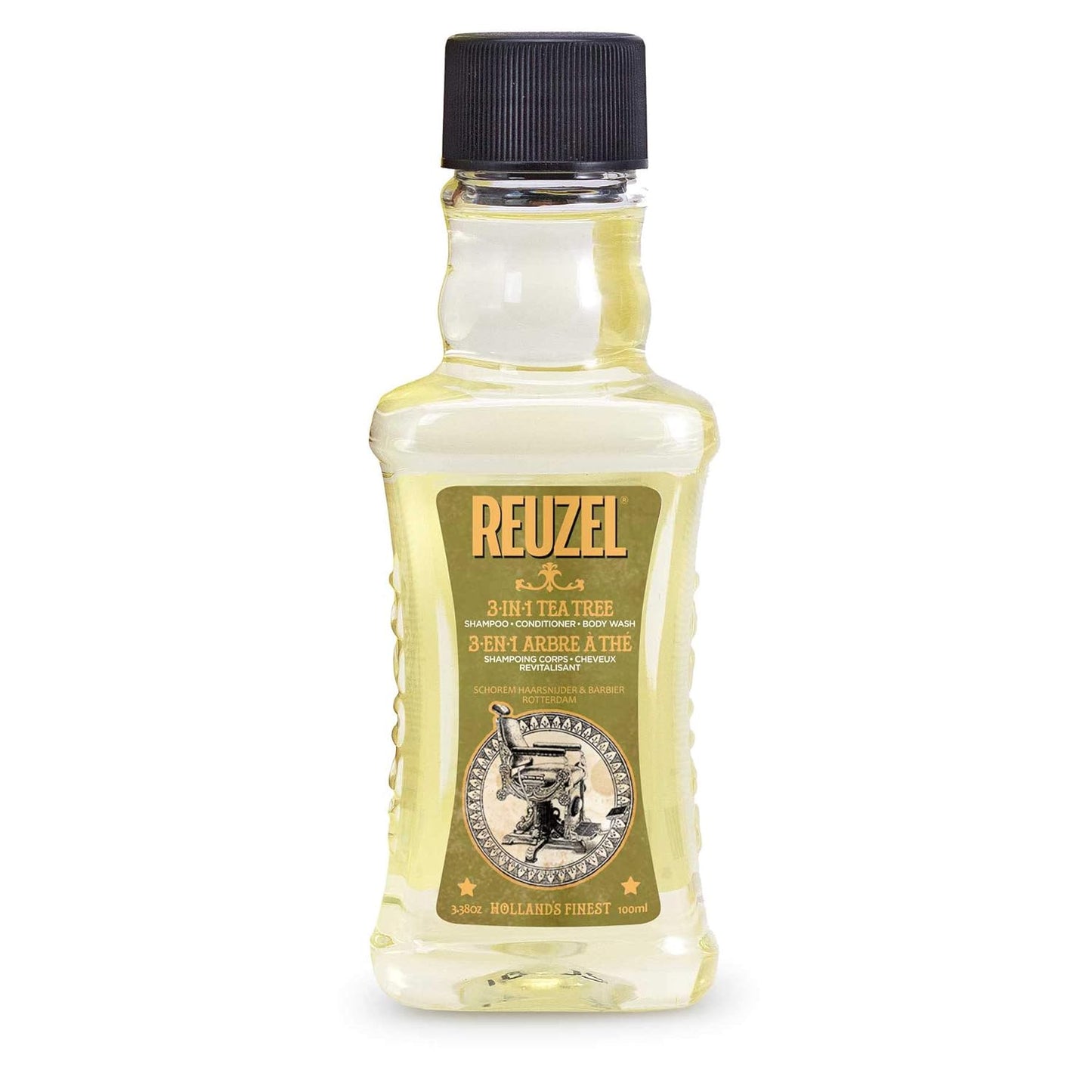 Reuzel 3-In-1 Tea Tree Shampoo, Cleanses Hair and Body