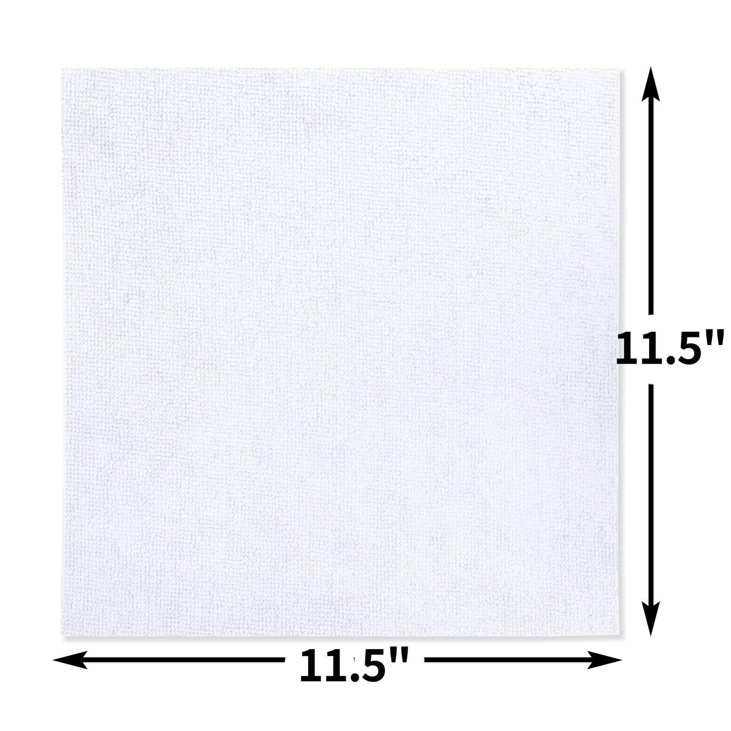HOMERHYME White Microfiber Cleaning Cloth, 150 Pack Shop Towels All-Purpose Cleaning Rags, Bulk Lint-Free Washcloth Reusable Microfiber Towels for Cars Mechanic Garage & Housekeeping 11.5"*11.5"