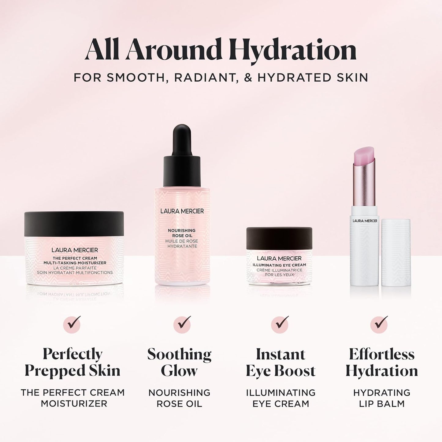Laura Mercier Hydrating Lip Balm, Nourishes, Protects and Conditions Lips, Made with Plum Seed Oil and Olive-Derived Squalane, Vitamin and Antioxidant Infused