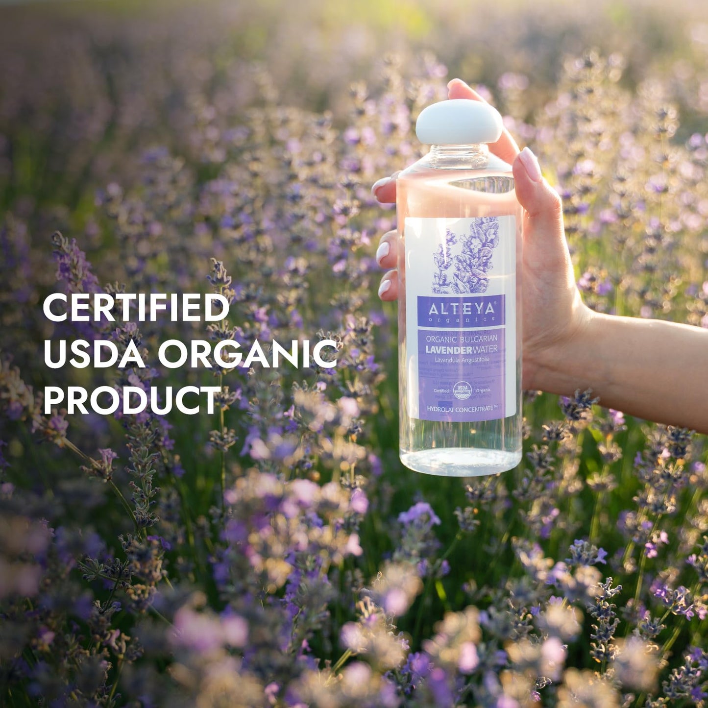 Alteya Organics Lavender Water Toner, 17 OZ