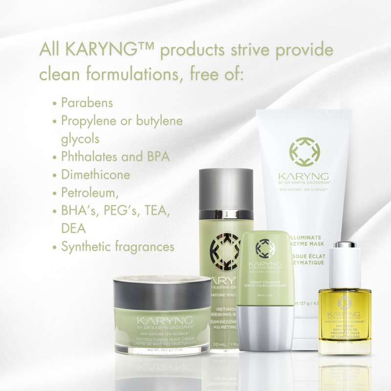 Karyng Restructuring Night Cream for Face, Fragrance-Free Overnight Moisturizer, Hydrating and Firming Anti-Aging Face Cream for Sensitive and Mature Skin, 1.7 oz