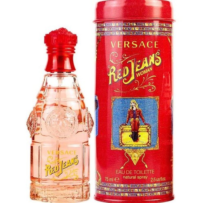 Red Jeans by Versace for Women 2.5 oz Eau de Toilette Spray
