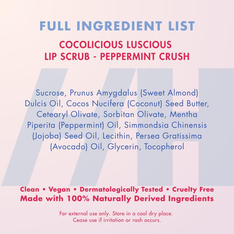 Handmade Heroes Peppermint Lip Scrub - 100% Natural Vegan Conditioning Lip Exfoliator & Sugar Polish for Dry Chapped Lips - Lip Plumper & Hydrating Lip Therapy for Smooth Supple Lips 1 oz