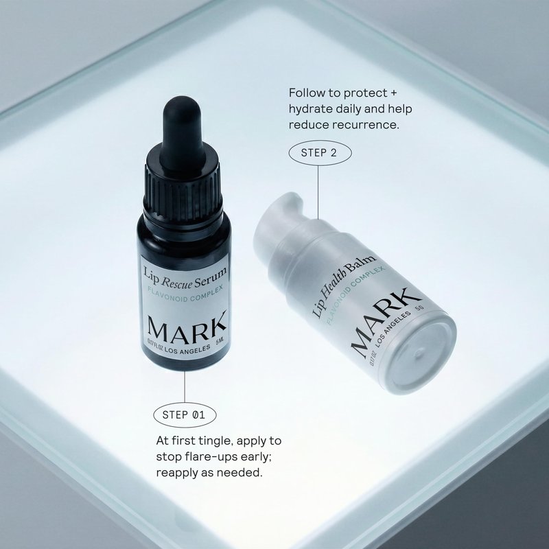 MARK Los Angeles | Lip Rescue Serum | Plant Flavonoid Complex | Rapid Healing | Fast-Absorbing Formula | 0.17 fl oz