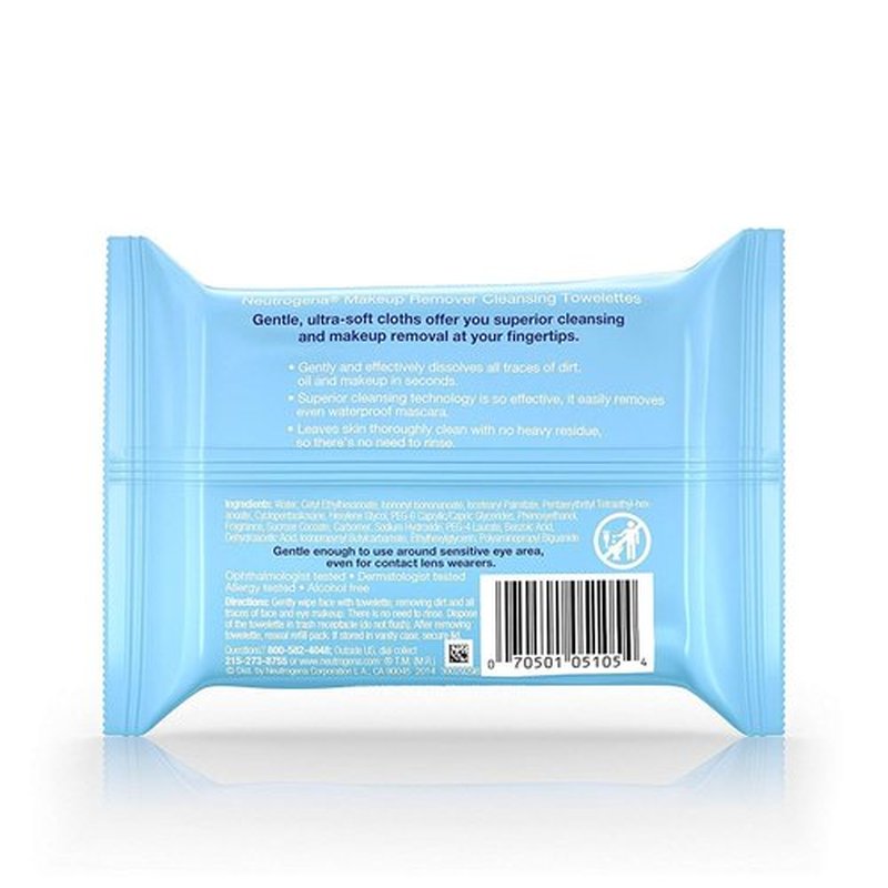 Neutrogena Make Up Removing Wipes, 150 Cleansing Towelettes