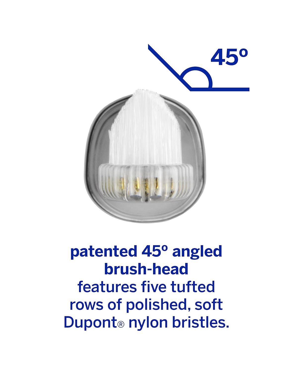 Supersmile Zina45 Replacement Brush Heads for Sonic Pulse Toothbrush