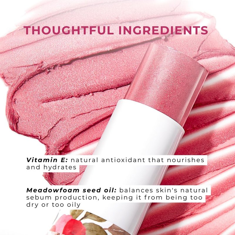 Honeybee Gardens Color Within Reach MultiStick, Peony, Soft Neutral Pink, Multipurpose Makeup, Natural Glow, Easy Application, Vegan, Cruelty-Free, Net Wt. 0.2 oz