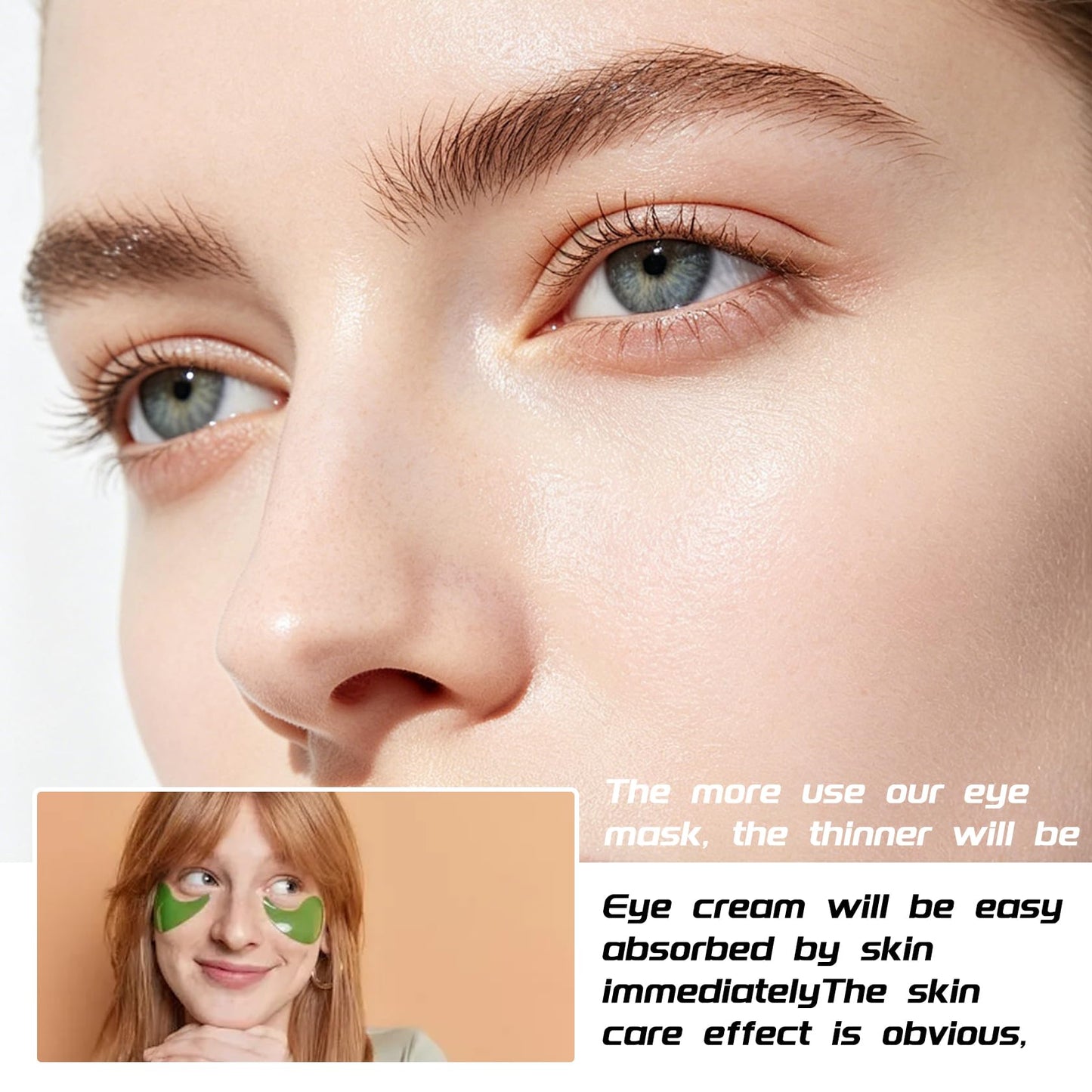 ZZCQzeze 3 Pairs Under Eye Patches,Hydrating Under Eye Masks,Moisturizing Eye Patches Bulk for Dark Circles,Undereye Mask Patches for Eye Care,Nourishing Eyemask Skin Care Set for Women 06