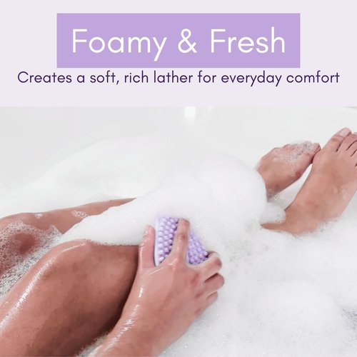 Avilana Silicone Body Scrubber – Dual-Sided Silicone Loofah for Shower, Body Scrubber for Men & Women, Gentle Loofa Alternative, Easy-to-Clean Silicone Body Scrubber Exfoliator