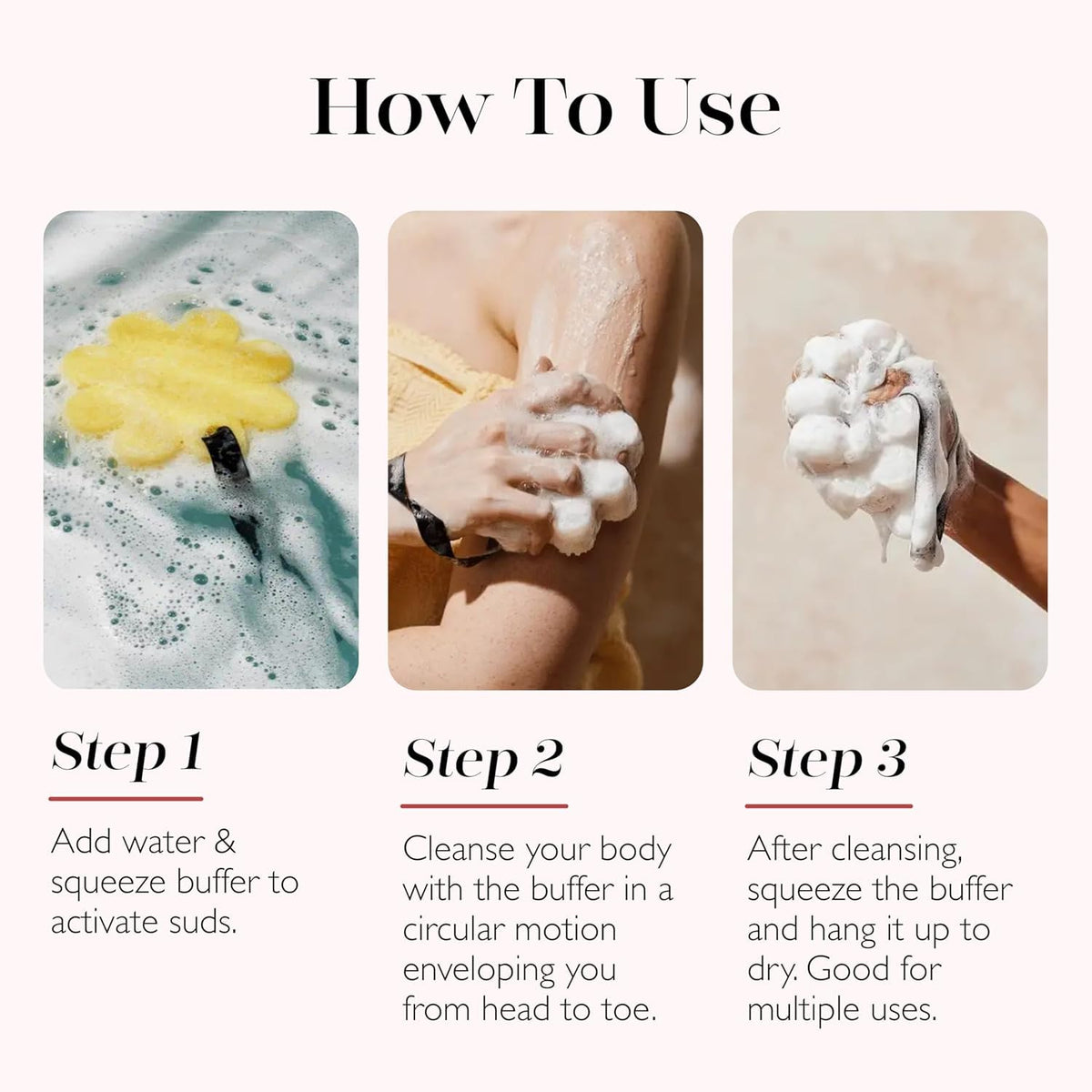 Spongellé Wild Flower Bath Sponge with Box Bundle, Mothers Day Gift | Coconut Verbena, Grapefruit Cassis, Freesia Pear | Built-in Body Wash & Body Scrubber, Shower Loofah Sponge for Women | 14+ uses