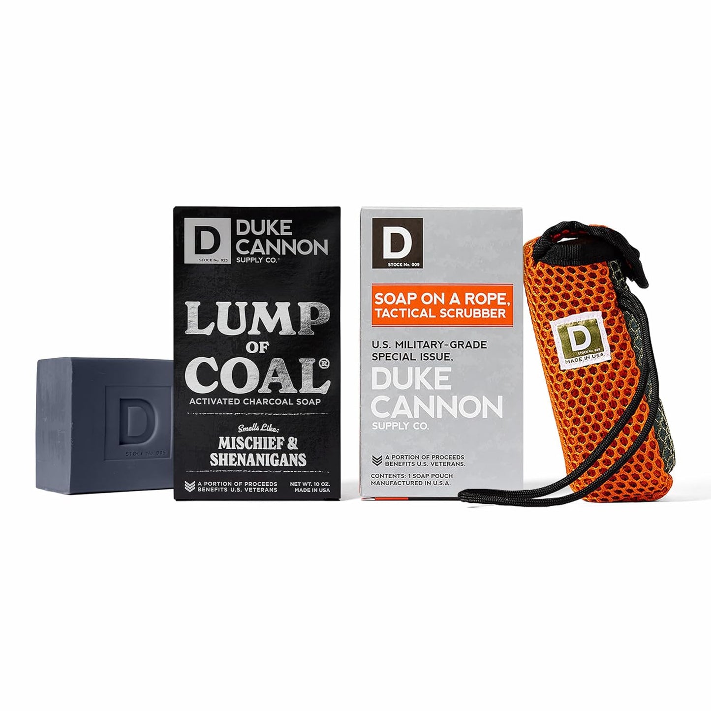 Duke Cannon Supply Co. Tactical Scrubber Big Brick of Soap - Naval Diplomacy