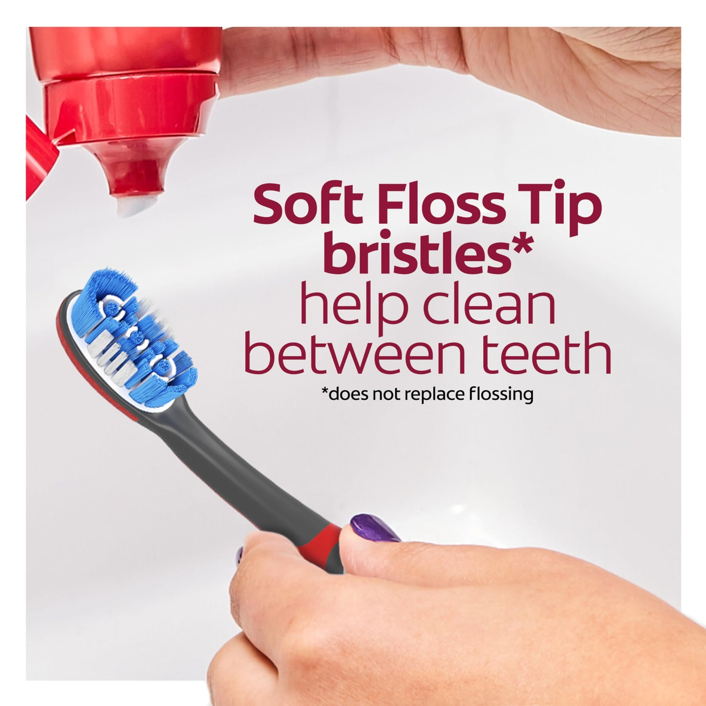 Colgate, 360 Optic White Sonic Battery Powered Vibrating Toothbrush Soft, 2 Count