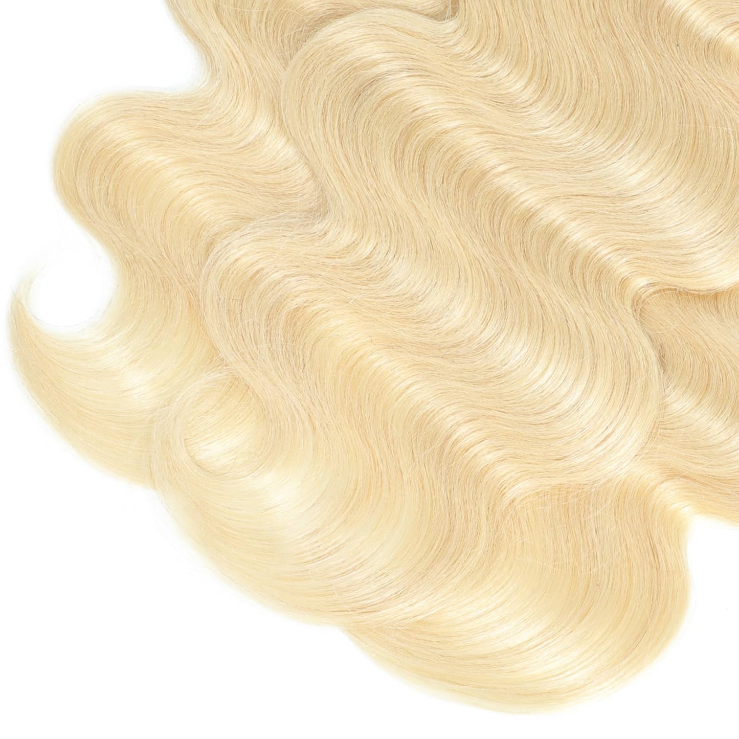 613 Bundles with Closure Blonde Human Hair Bundles with Closure (16 18 20+14)- 12A 100% Brazilian Virgin Hair Bundles with 4x4 Transparent Lace Closure, Body Wave Bundles with Closure