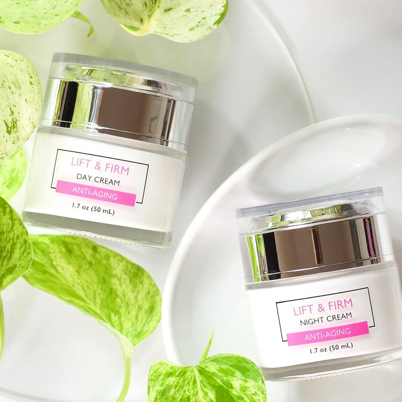 Lift & Firm Day & Night Cream Set with Collagen - SpaScriptions Clinicals | 2 Pack (1.7oz)