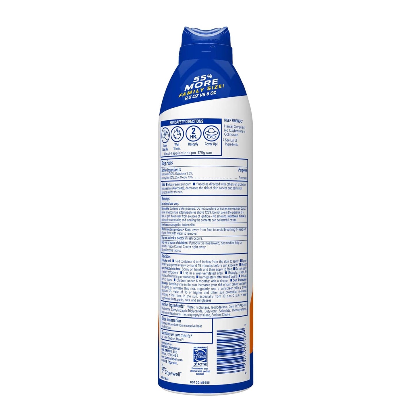 Banana Boat Sensitive 100% Mineral Sunscreen Lotion SPF 50 Twin Pack | Body Sunscreen, Sensitive Skin Sunblock, Oxybenzone Free Sunscreen, Banana Boat Mineral Sunscreen SPF 50, 6oz each