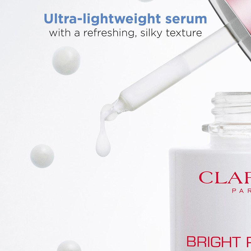 Clarins Bright Plus Serum | Skin Has A Healthy-Looking Glow and Skin Tone Is Visibly Improved* | Visibly Brightens and Boosts Radiance | Targets Dark Spots | Acerola Extract, Rich In Vitamin C | 1 Oz