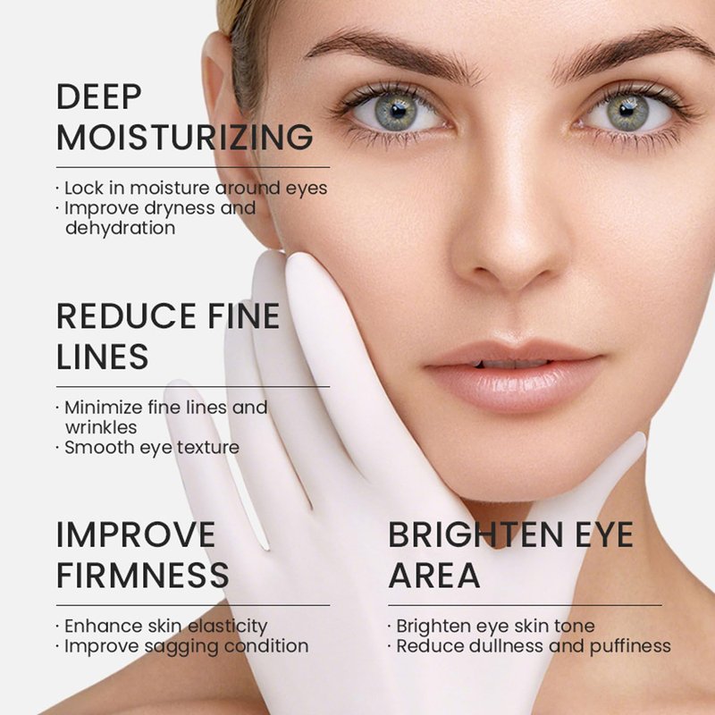 Blopuivo 40 Pairs Eye Masks & Lip Mask, Collagen Under Eye Patches for Dark Circles and Puffy Eyes, Reduce Wrinkles, Anti Chapped & Remove Dead Skin, Nourishes the Lip & Eye Skin