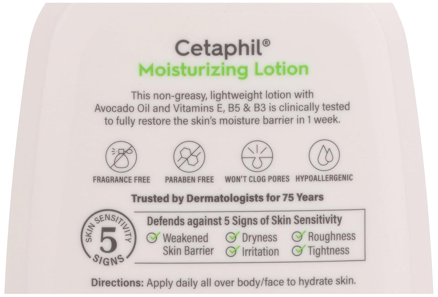 Cetaphil Moisturizing Lotion, 8 Fl oz (Pack of 3), Hydrating Moisturizer For All Skin Types, Instant Hydration lasting up to 24 Hours, Non-Greasy, Lotion for Even the Most Sensitive Skin