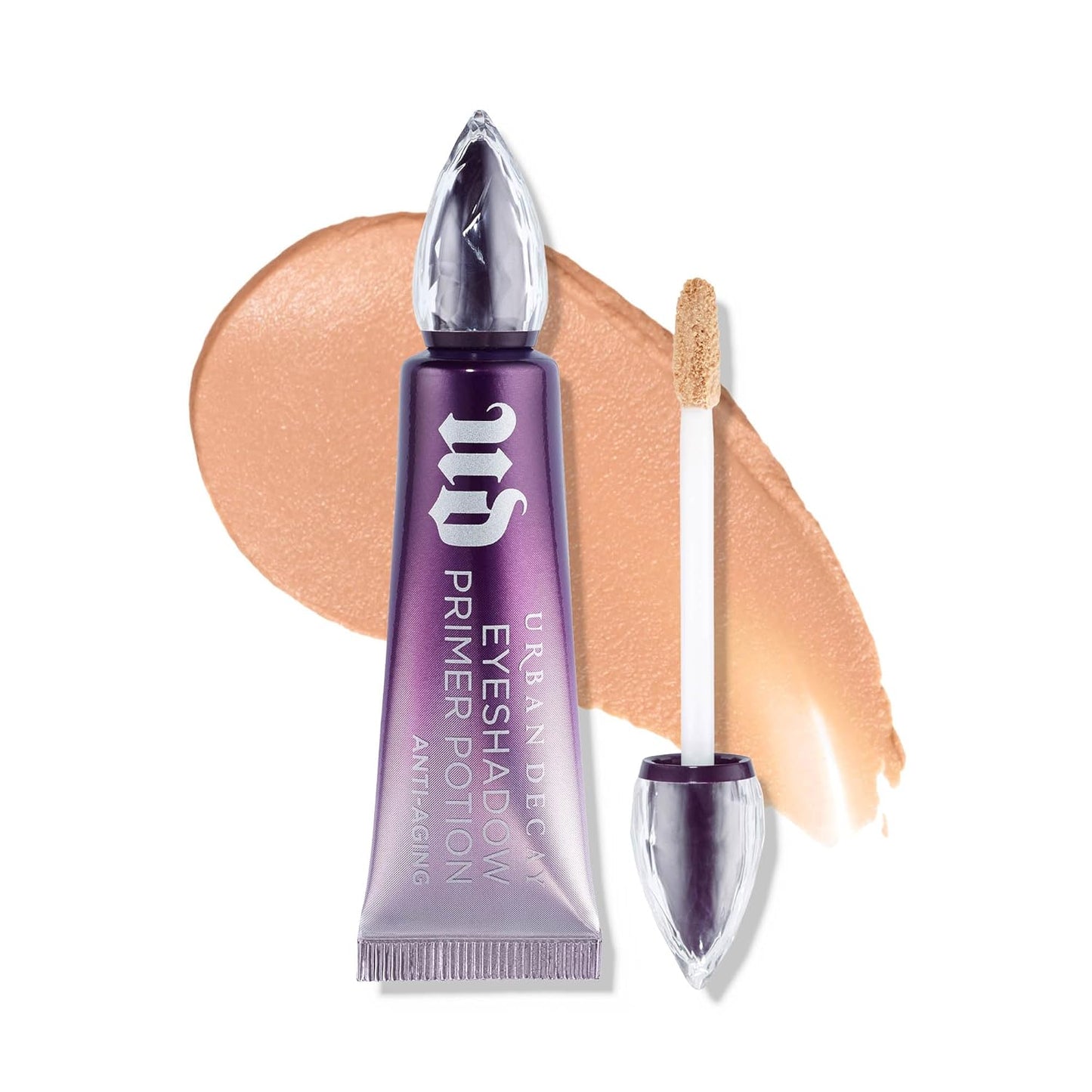 Urban Decay Anti-Aging Eyeshadow Primer Potion, Nude Eye Primer, Improves Look of Fine Lines & Texture, Smooths & Preps Eyelid Base for Vibrant Color, Crease-free Eye Makeup Looks, Vegan
