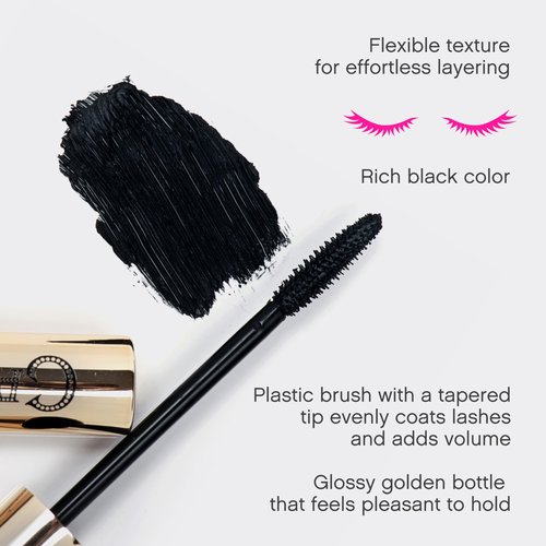 Vivienne Sabó Paris - Classic Everyday Mascara Cabaret Premiere, Cruelty Free, Black, Made in Europe, DUO Pack (2 pieces)