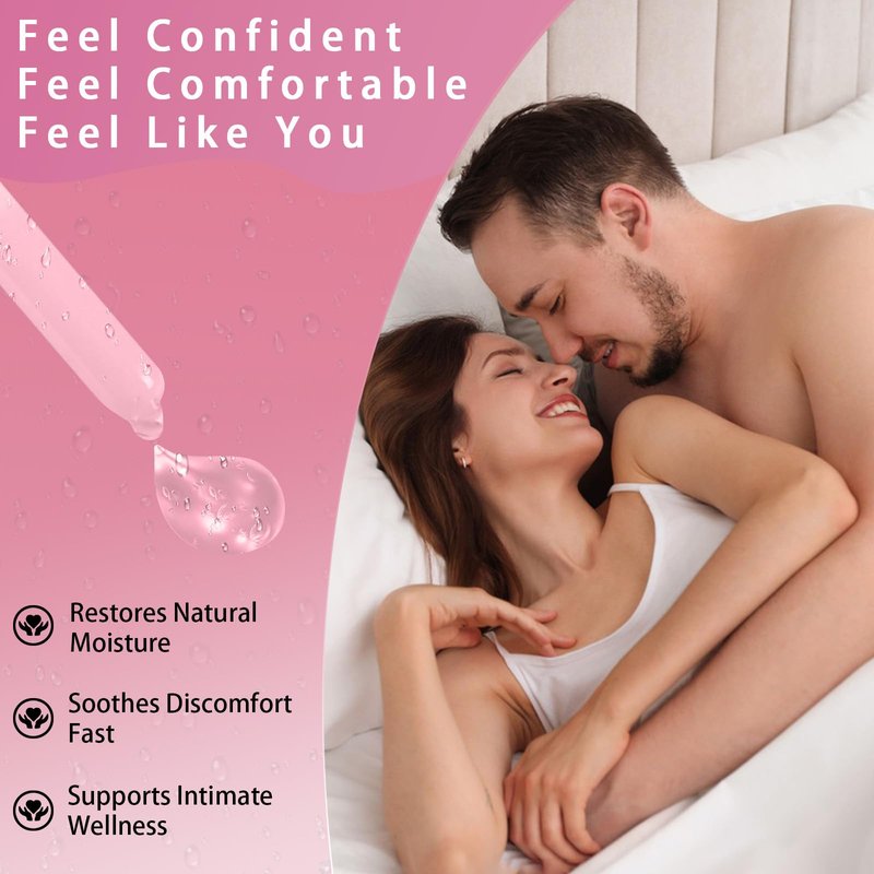 Finneya Vaginal Moisturizer for Women - Intense Hydration & pH Balanced Formula with Collagen & Hyaluronic Acid, Menopause & Intimate Dryness Relief, Soothes Irritation & Supports Feminine Health