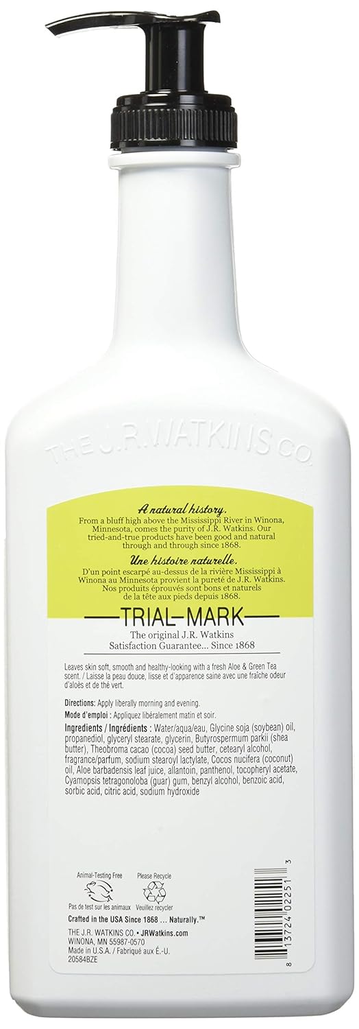 Aloe & Green Tea Daily Moisturizing Lotion - 18 oz | Atkins Jr Watkins