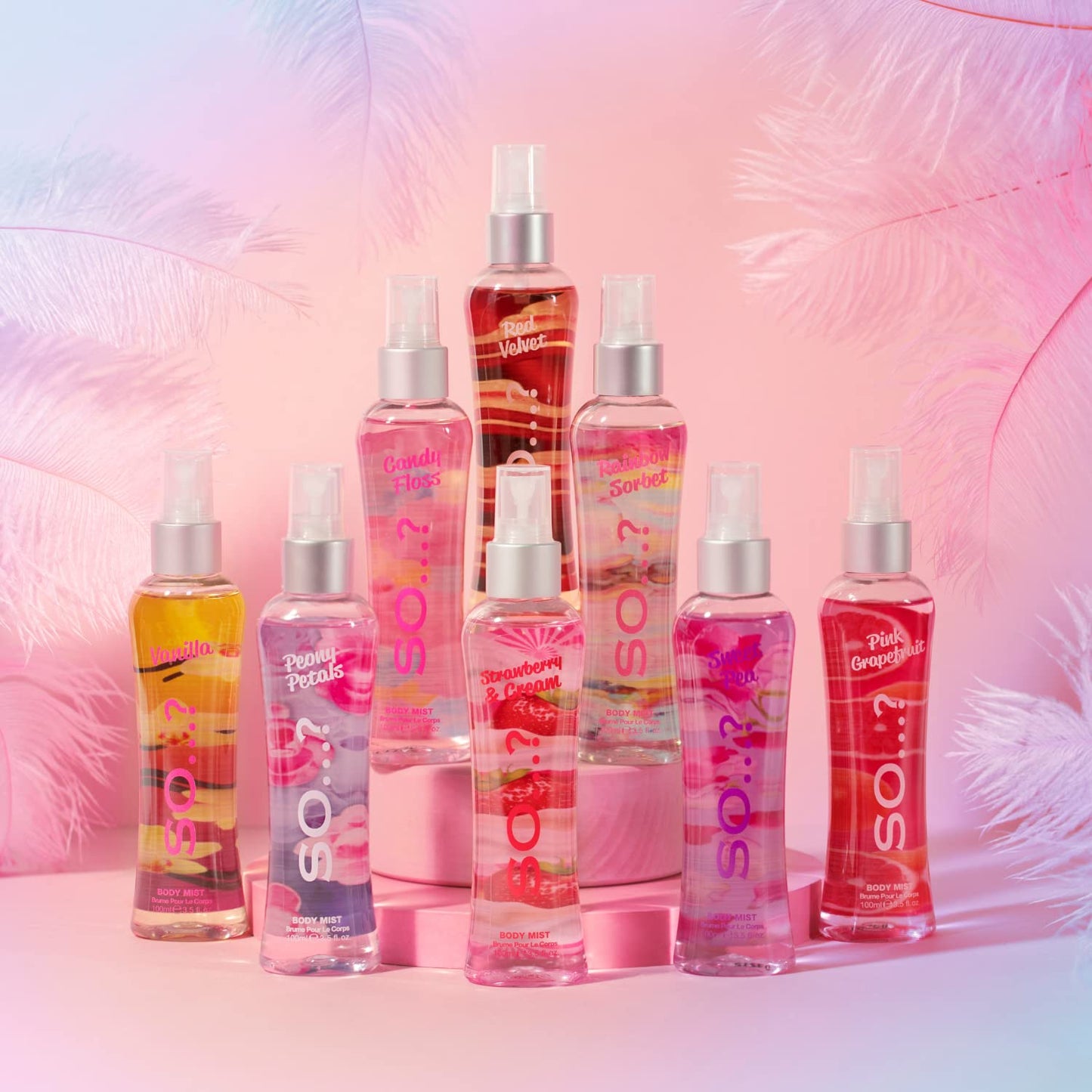 Cotton Candy Body Mist by So…? for Women - 3.5 oz Body Mist - Pack of 3