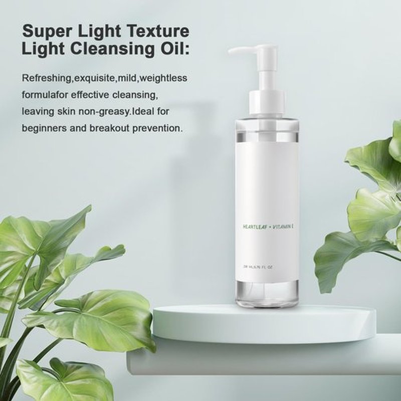 Heartleaf Pore Control Cleansing Oil, Oil Cleanser for Face, Makeup Blackhead Remover, Korean Skin Care 6.76 fl oz(200ml) (original)