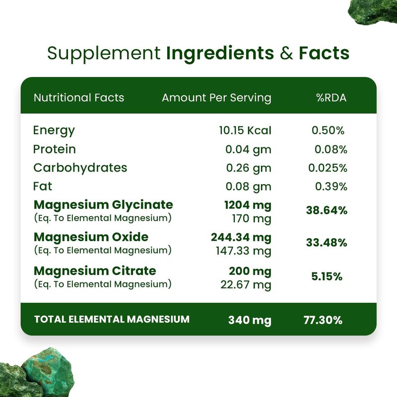 THO Magnesium Citrate 1648mg (120 Veg Tablets) 100% Herbal with Known Side Effects - by Venus.Exports