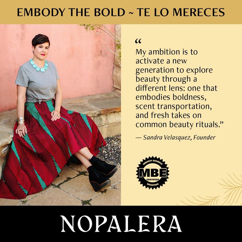 Nopalera Travel Fragrance Trio Gift Set, Three 10ml Eau de Parfum Sprays Featuring Bosque Místico, Dulce de Cuerpo and Flor de Madera, Clean Fragrance, Free from Pthalates (3x10ml)