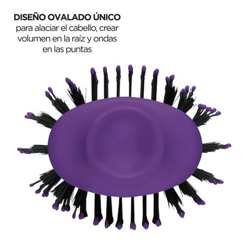 Revlon one-step hair dryer & volumizer hot air brush, purple