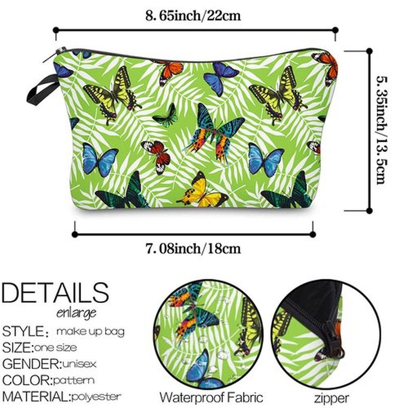 LOOMILOO Cosmetic Bag for Women, Adorable Roomy Makeup Bags Travel Water Resistant Toiletry Bag Accessories Organizer (L2-55121)