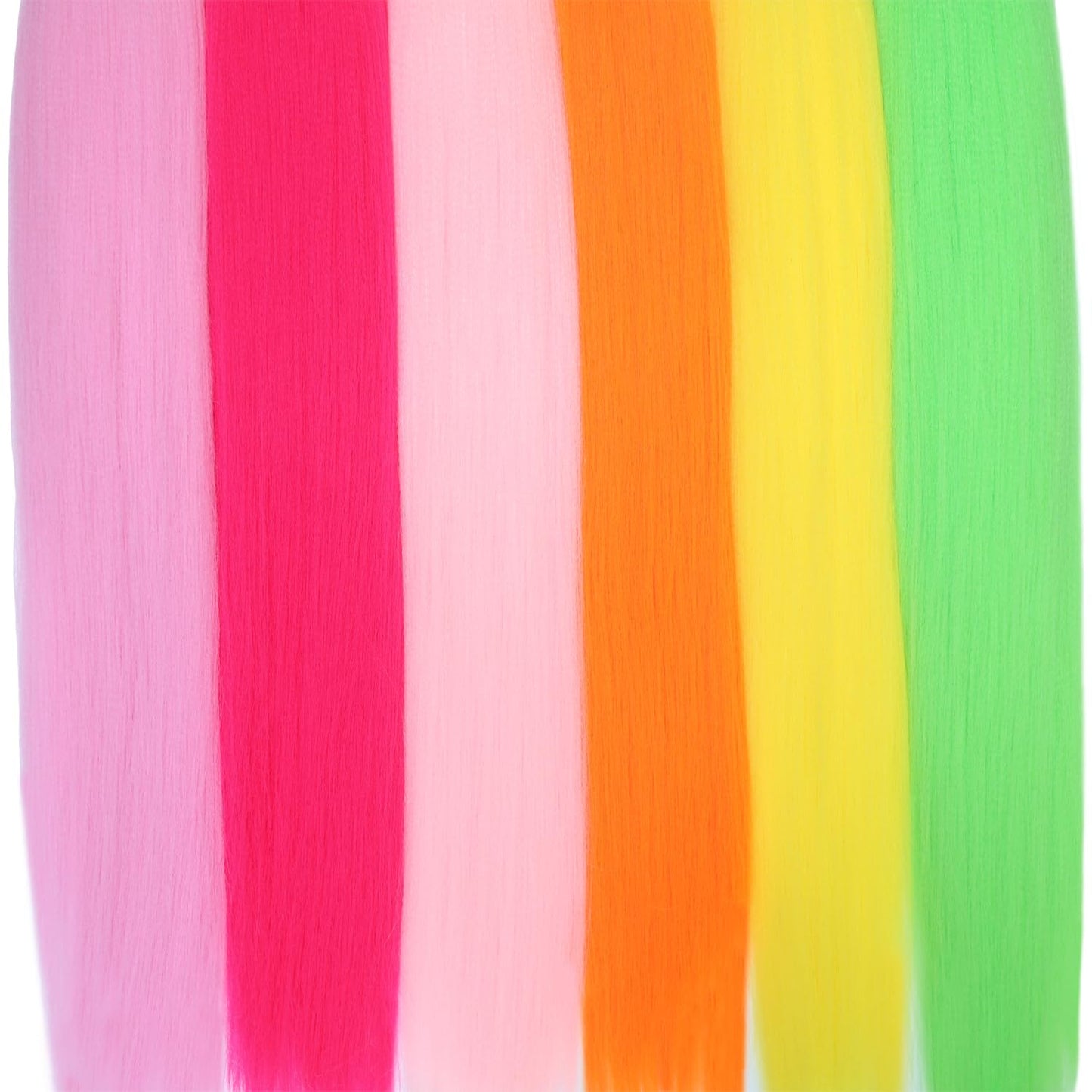 Colorful Pre-Stretched Box Braids 26inch Hot Water Setting Multi-Color Synthetic Braiding Hair