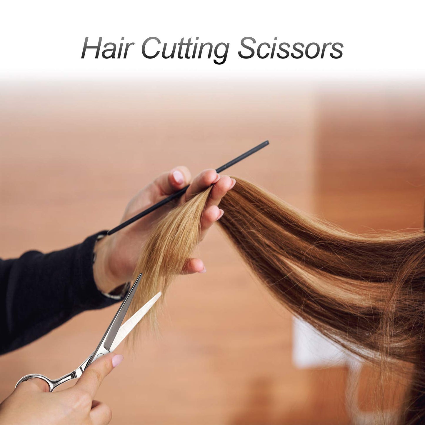 CIICII Hair Cutting Kit with Hair Clippers Set & Hair Cutting Scissors Shears Kit for Home Salon DIY Hairdressing