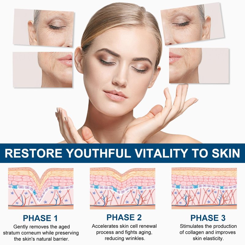 Advanced Retinol Firming Serum Stick - 3-in-1 Face, Neck & Body Treatment to Smooth Wrinkles, Tighten Skin & Firm Laugh Lines, Antioxidant & Peptide Enriched, for All Skin Types, Visible Results