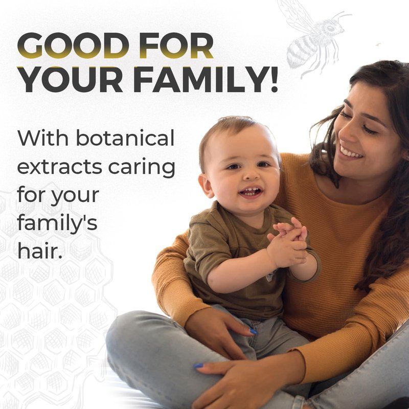 Tio Nacho Family Hair Care Bundle: Royal Baby Hair and Body Shampoo, Mexican Herbs Shampoo, Anti Hair Loss Thickening Volume Filler Shampoo with Royal Jelly & Rosemary, 14 oz each