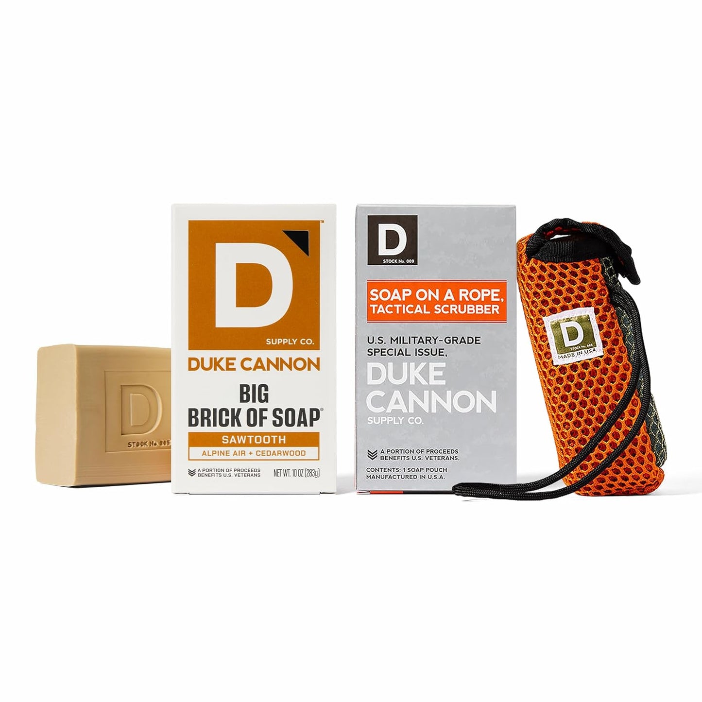 Duke Cannon Supply Co. Tactical Scrubber Big Brick of Soap - Naval Diplomacy